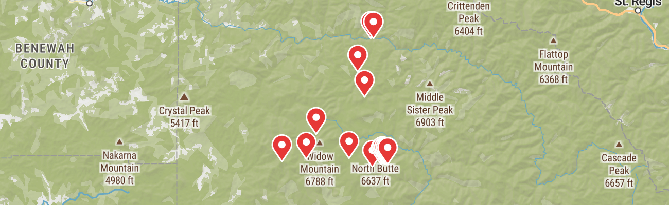 Map of photo locations