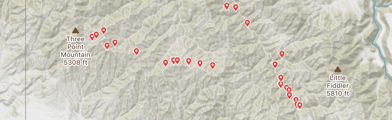 Map of photo locations