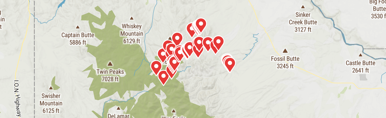 Map of photo locations
