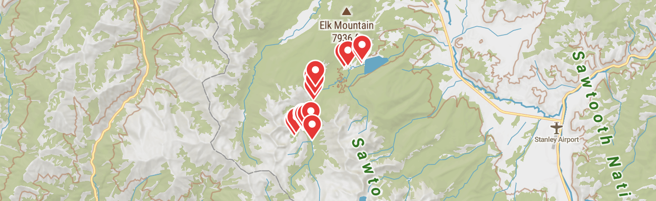 Map of photo locations