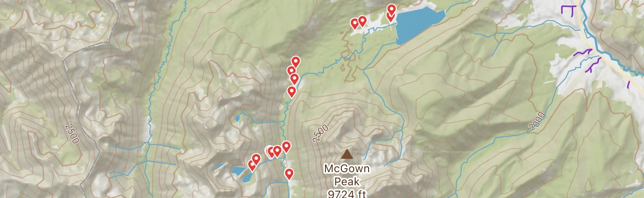 Map of photo locations