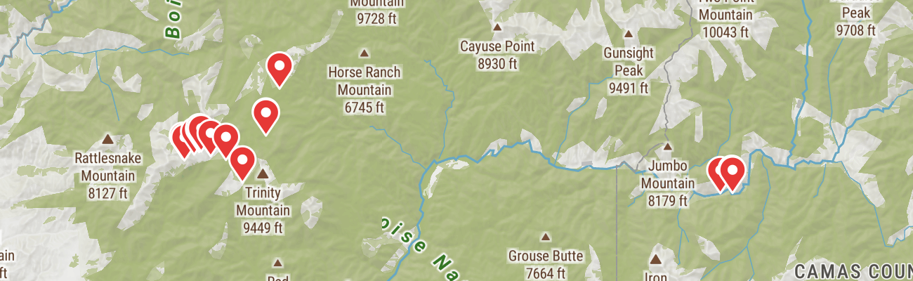 Map of photo locations