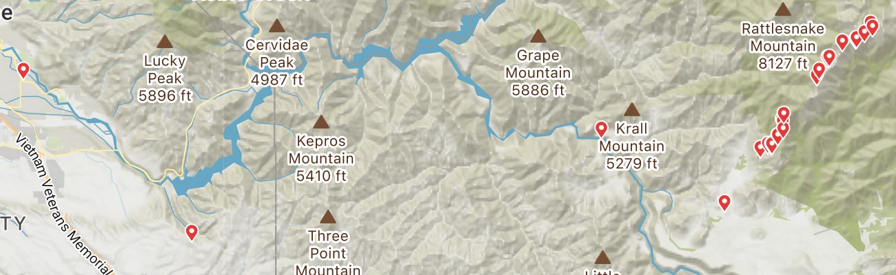 Map of photo locations