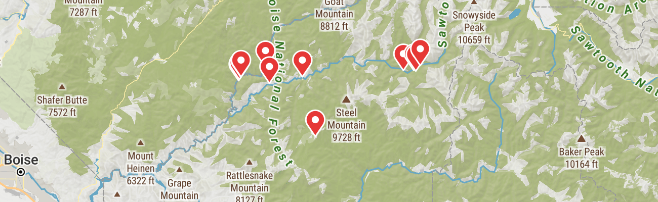 Map of photo locations