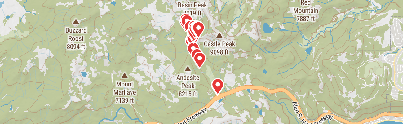 Map of photo locations