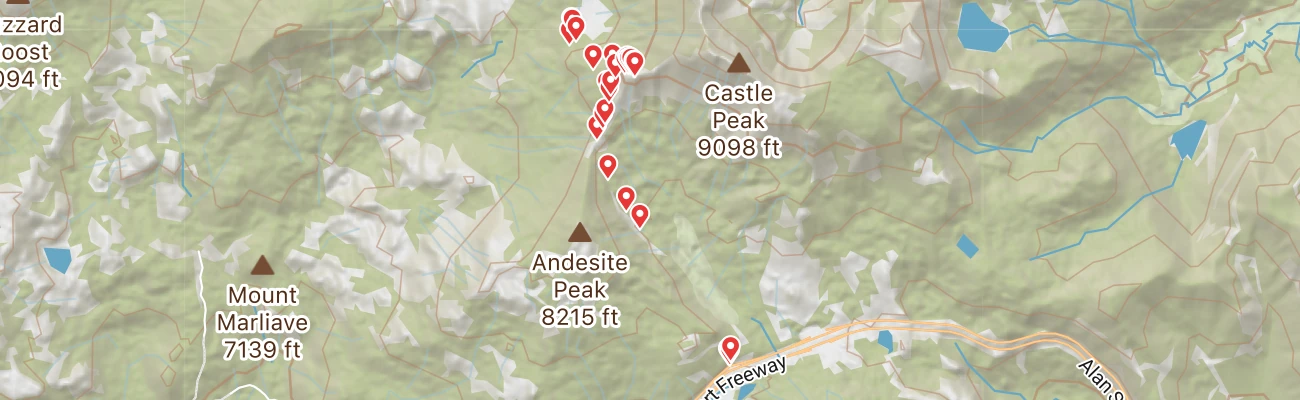 Map of photo locations