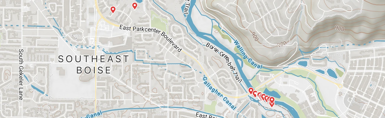Map of photo locations