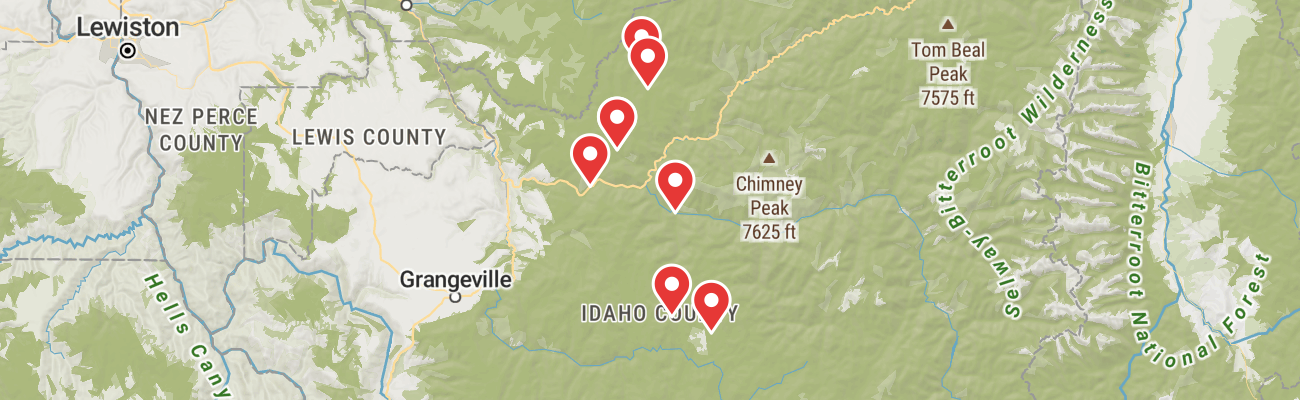 Map of photo locations