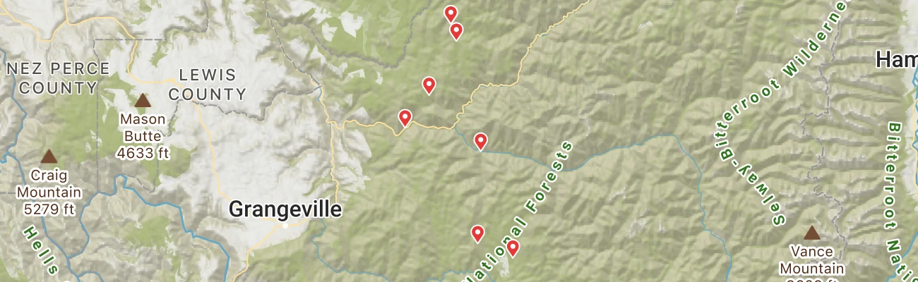 Map of photo locations