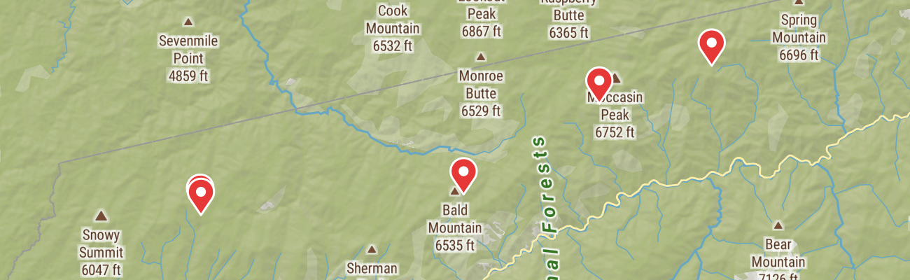 Map of photo locations