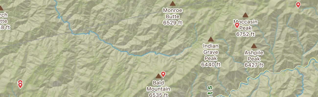 Map of photo locations