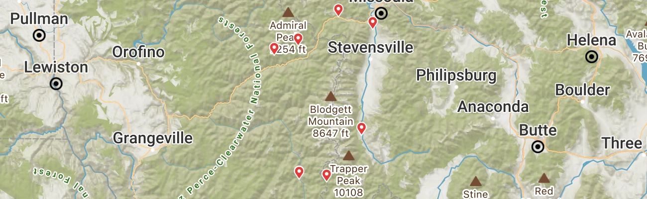 Map of photo locations