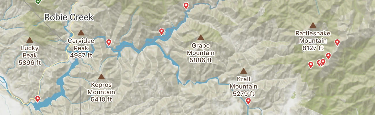 Map of photo locations