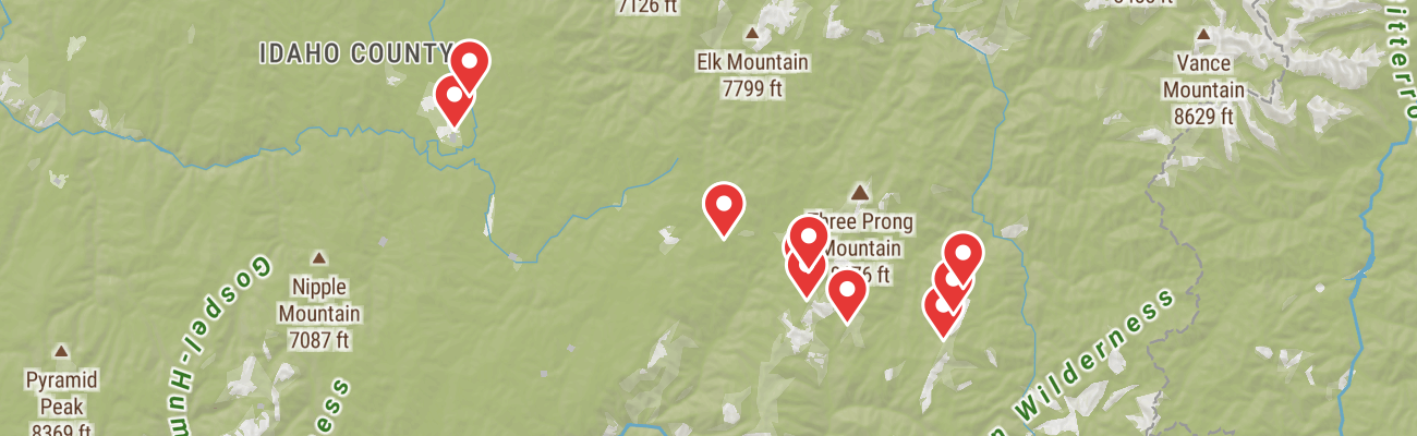 Map of photo locations