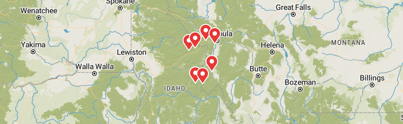 Map of photo locations