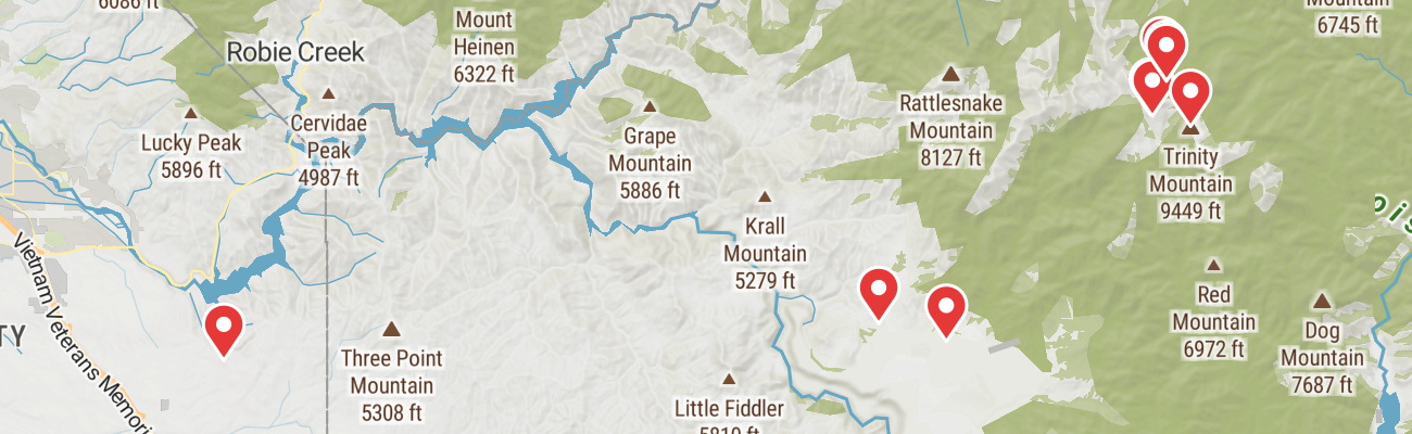 Map of photo locations