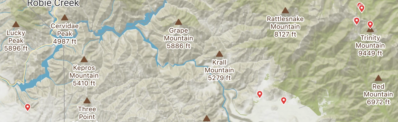 Map of photo locations