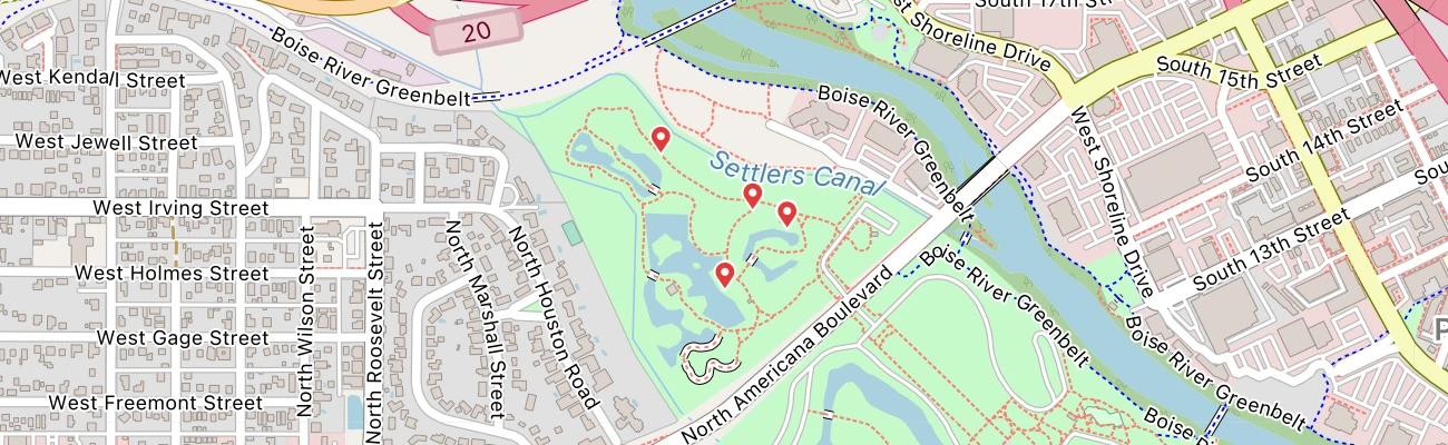 Map of photo locations