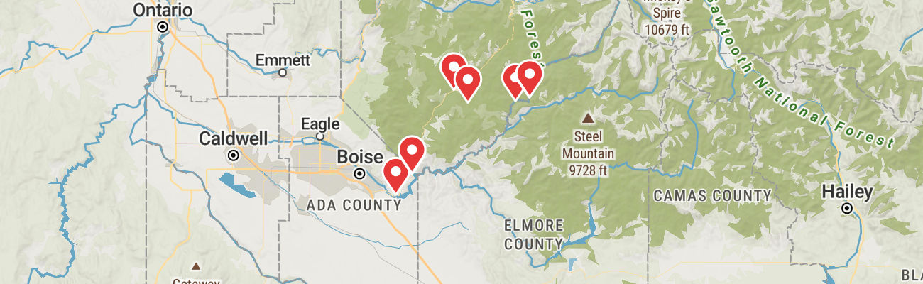 Map of photo locations
