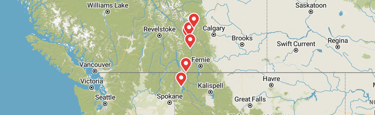 Map of photo locations