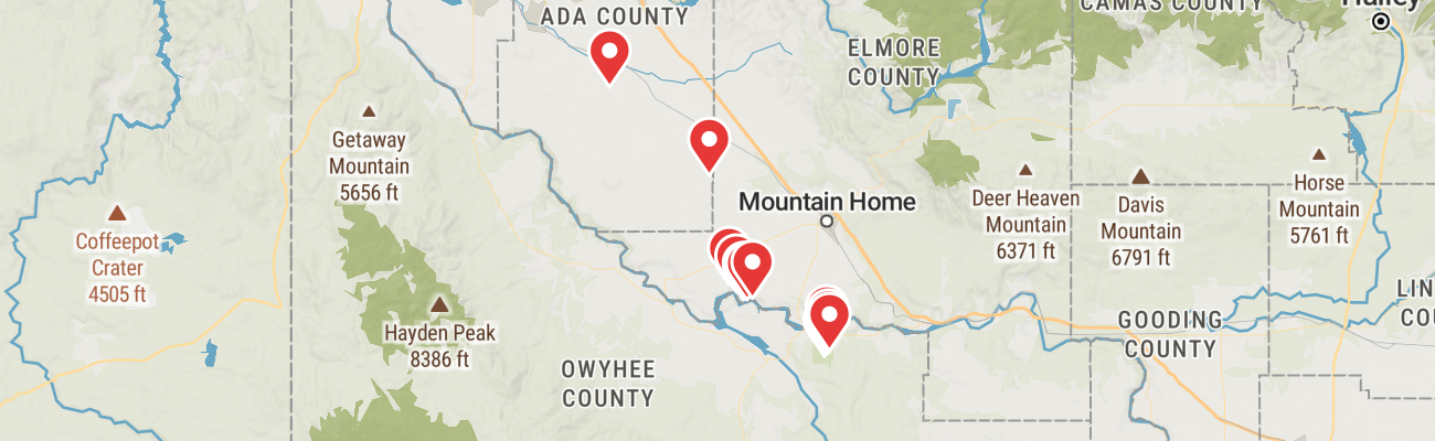 Map of photo locations