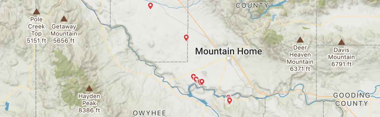 Map of photo locations