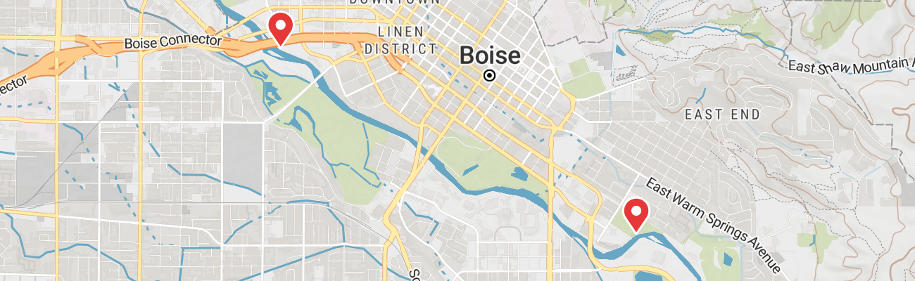 Map of photo locations