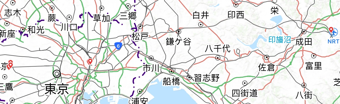 Map of photo locations
