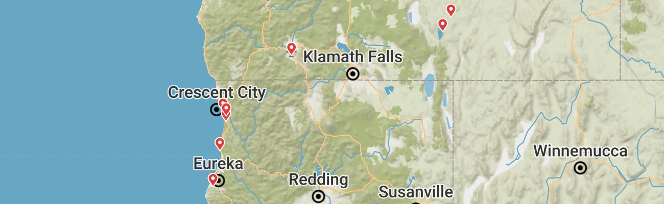 Map of photo locations