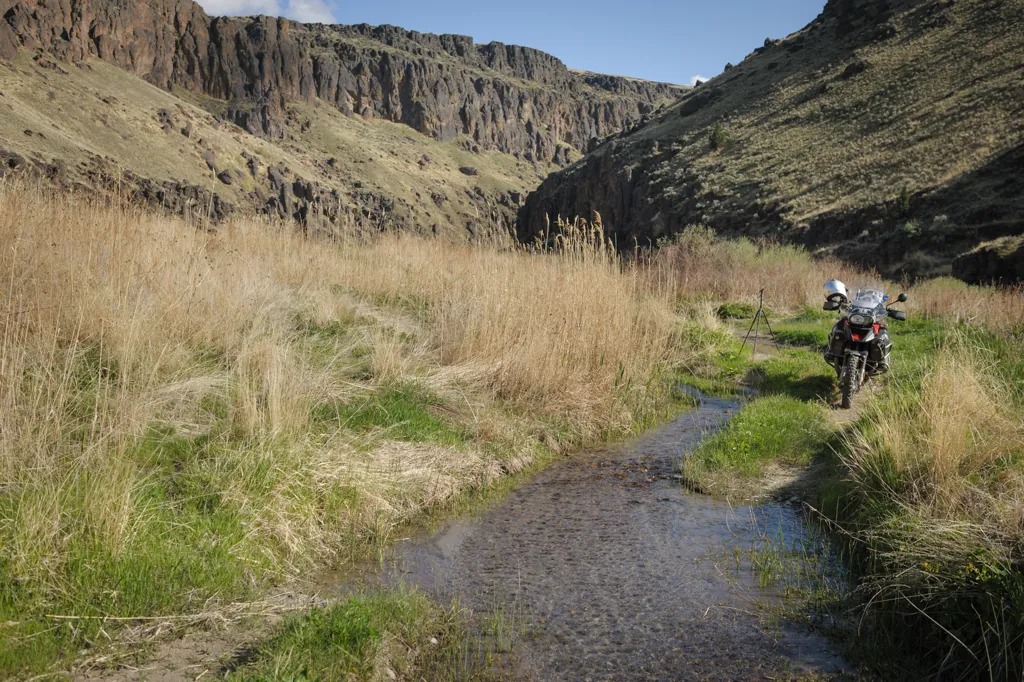 Alongside a hot creek