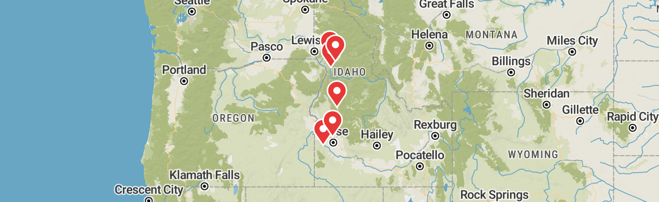 Map of photo locations