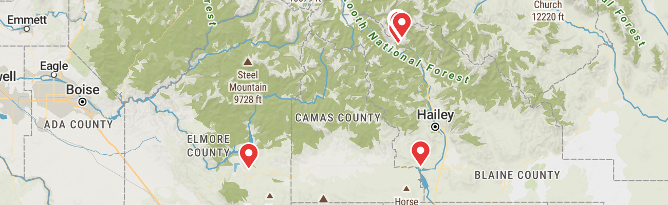 Map of photo locations