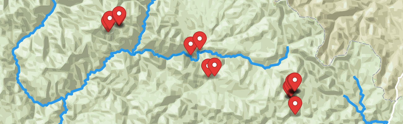 Map of photo locations