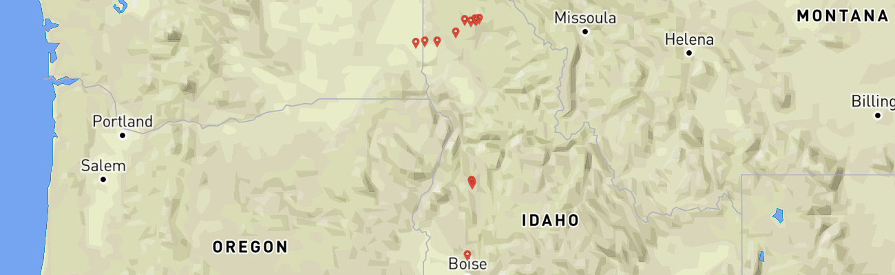 Map of photo locations