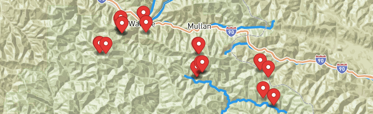 Map of photo locations