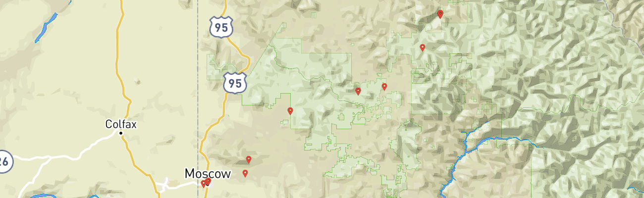 Map of photo locations