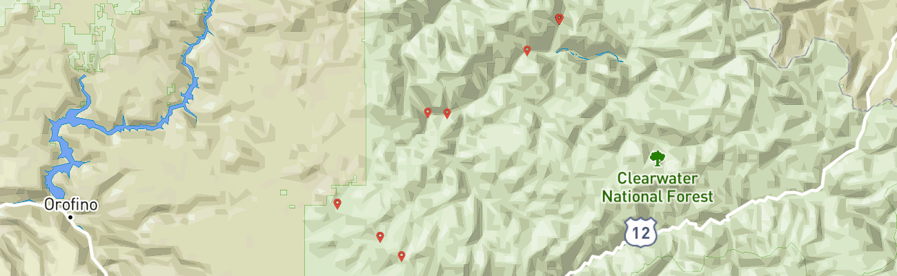 Map of photo locations