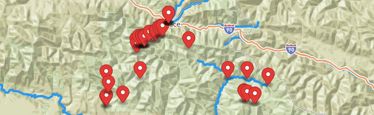 Map of photo locations