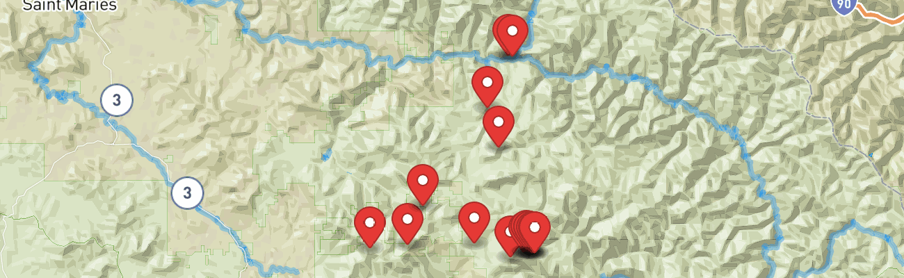 Map of photo locations