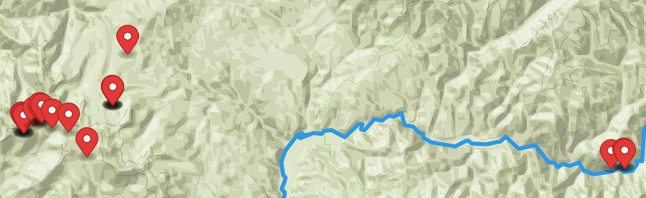 Map of photo locations