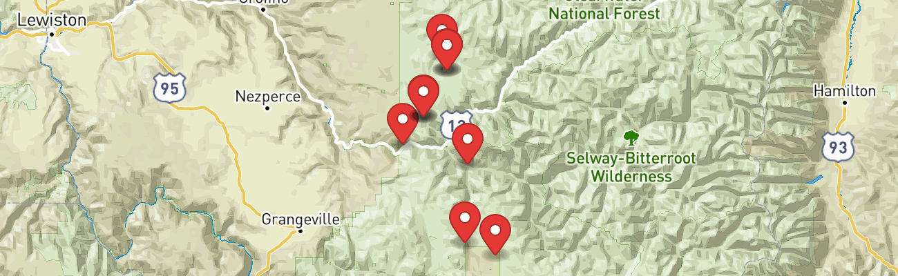 Map of photo locations