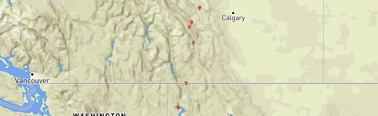 Map of photo locations