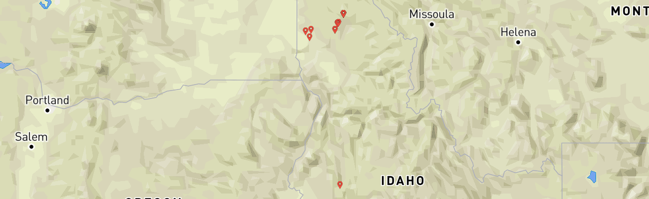 Map of photo locations