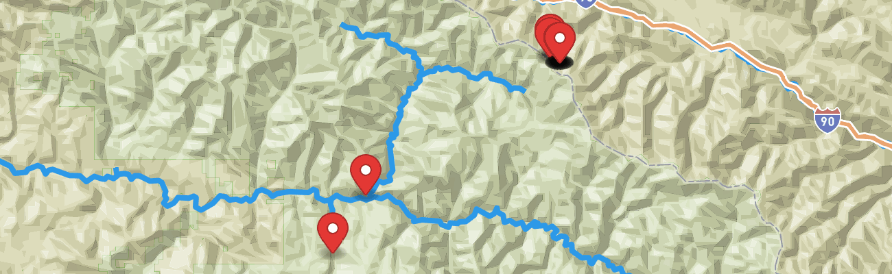Map of photo locations