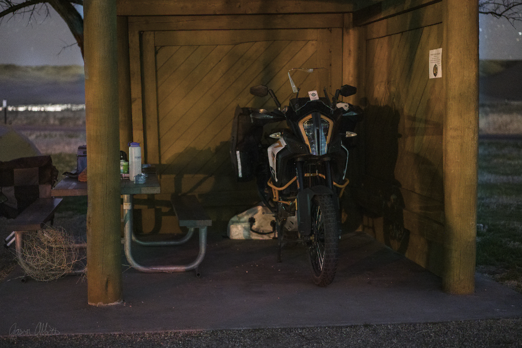 Motorcycle garage