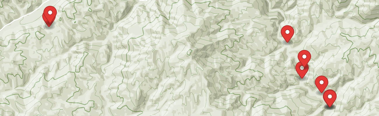 Map of photo locations
