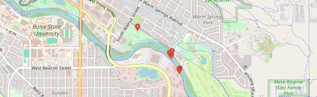 Map of photo locations