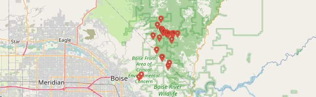 Map of photo locations