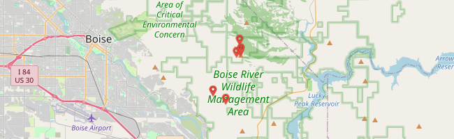 Map of photo locations