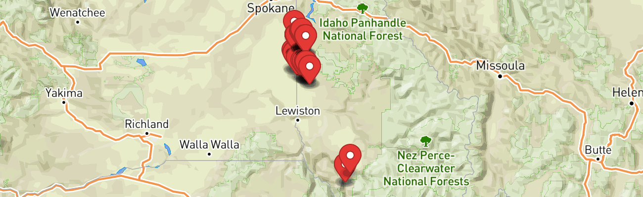 Map of photo locations